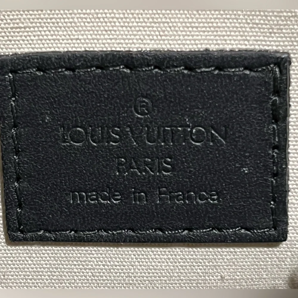 Louis Vuitton DENIM Navy/Grey PM Lucille Mini Lin Bag - Picture 13 of 13